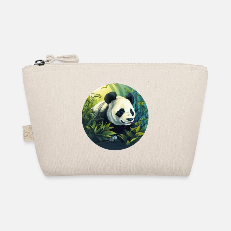 Panda - Bio-Täschchen - Natur
