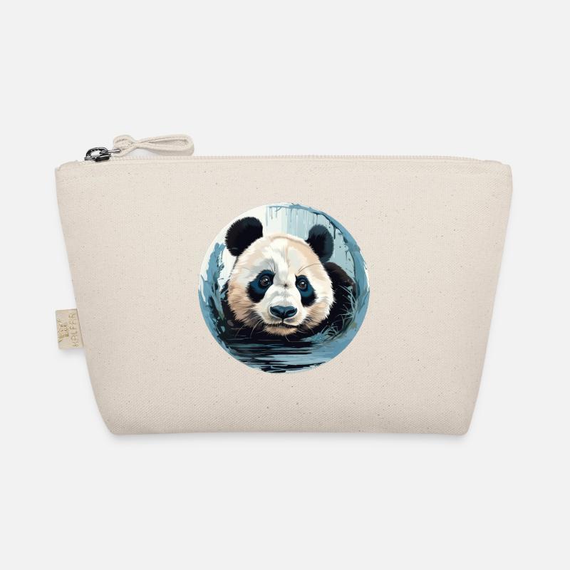 Panda - Bio-Täschchen - Natur
