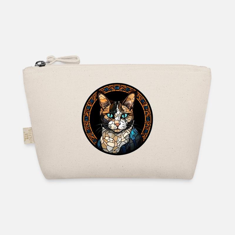 Verre aquarelle de race de chat Bobtail japonais Trousse biologique