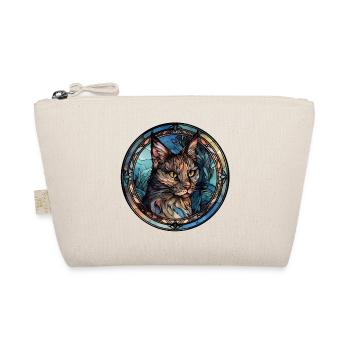 Donskoy Katzenrasse Aquarellglas - Bio-Täschchen - Natur - Vorne