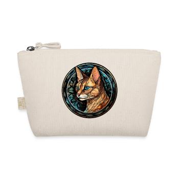 Chausie Cat Breed Aquarelle Verre - Trousse biologique - nature - Devant