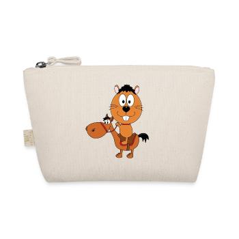 REITEN - PFERD - PONY - BIBER - OTTER - Bio-Täschchen - Natur - Vorne