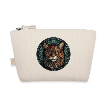 Manx Cat Breed Aquarelle Verre - Trousse biologique - nature - Devant