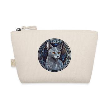Korat Cat Breed Aquarelle Verre - Trousse biologique - nature - Devant
