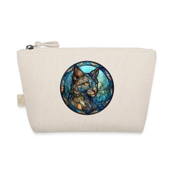 Minskin Cat Race Aquarelle Verre - Trousse biologique - nature - Devant