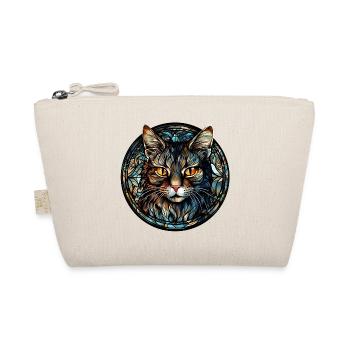 Minskin Cat Race Aquarelle Verre - Trousse biologique - nature - Devant