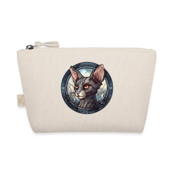 Lykoi Cat Breed Aquarelle Verre - Trousse biologique - nature - Devant