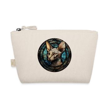 Peterbald Cat Breed Aquarelle Verre - Trousse biologique - nature - Devant
