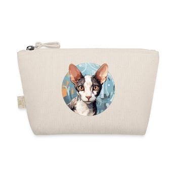 Cornish Rex Katze - Bio-Täschchen - Natur - Vorne