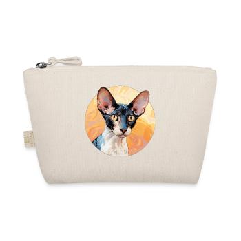 Cornish Rex Katze - Bio-Täschchen - Natur - Vorne