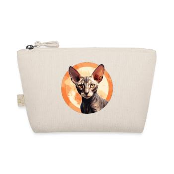 Cornish Rex Katze - Bio-Täschchen - Natur - Vorne