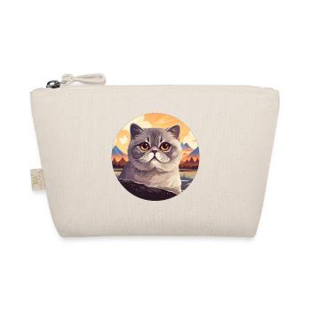Scottish fold-eared cat - Organic Pouch - nature - Front