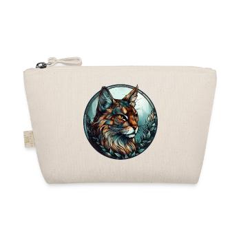 Sokoke Katzenrasse Aquarell Glasmalerei - Bio-Täschchen - Natur - Vorne
