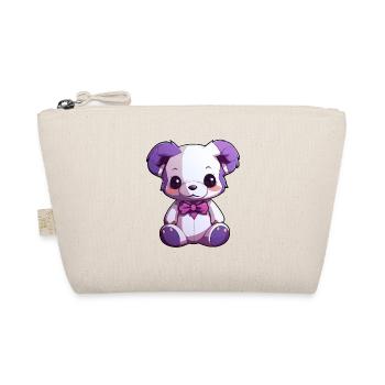 Teddy bear baby - Organic Pouch - nature - Front