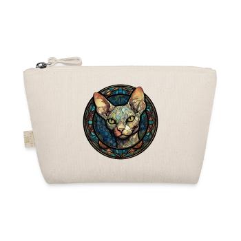 Sphynx Cat Race Aquarelle Peinture sur verre - Trousse biologique - nature - Devant