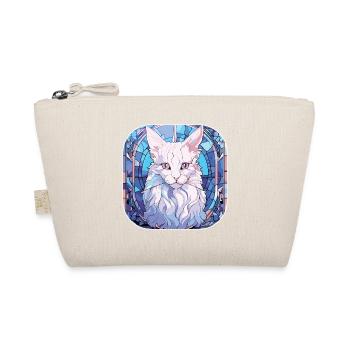 Peinture colorée à l’aquarelle de race de chat angora turc - Trousse biologique - nature - Devant