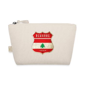Bisharri Lebanon coat of arms flags design - Organic Pouch - nature - Front