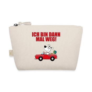 HUND - AUTO - Bio-Täschchen - Natur - Vorne