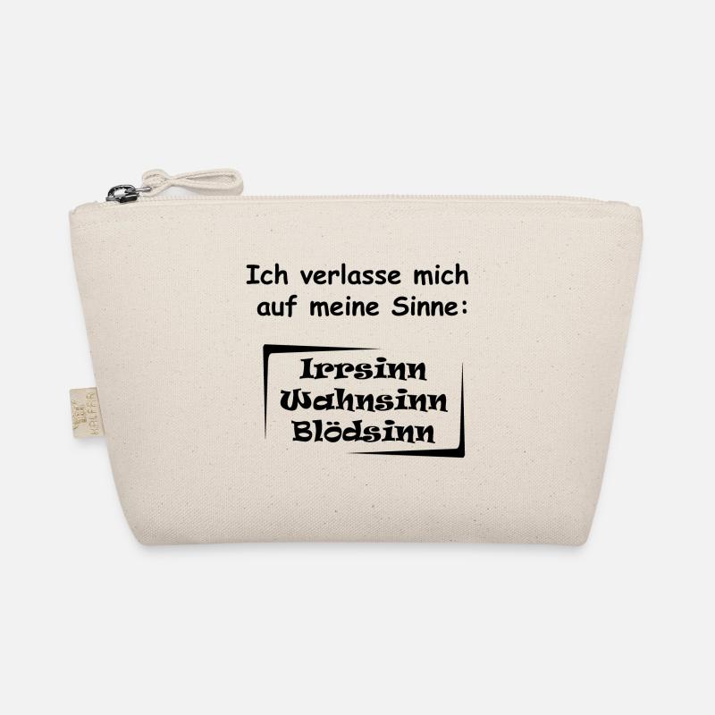 Verlasse dich auf deine drei Sinne... - Bio-Täschchen - Natur