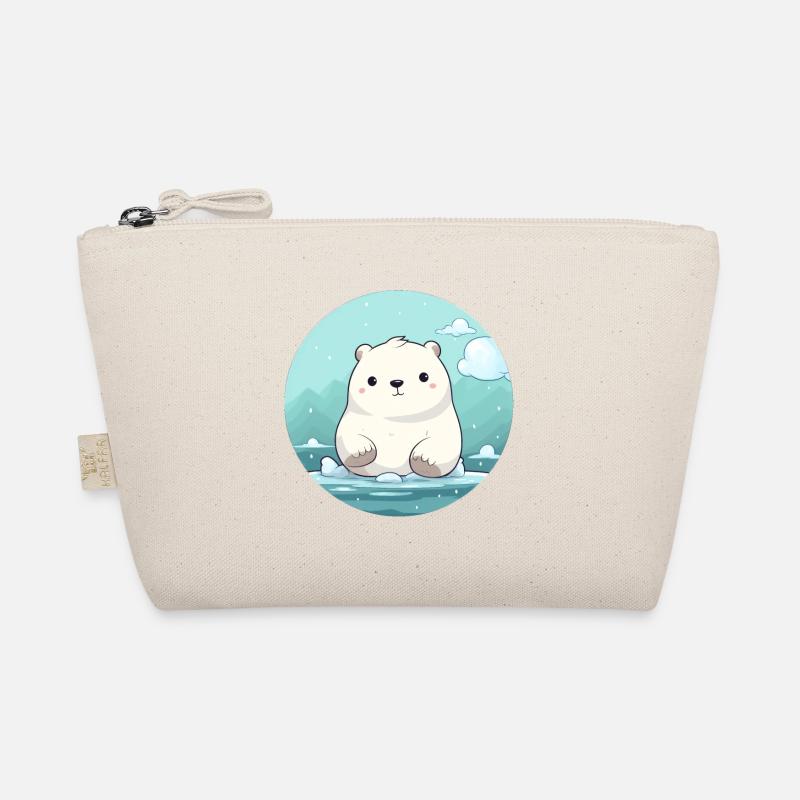 mignon petit ours polaire Trousse biologique
