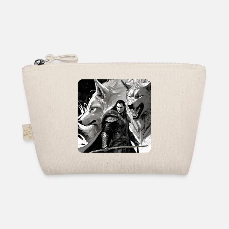 Loki mit Fenris Wolf Asgard Ragnarok Bio-Täschchen