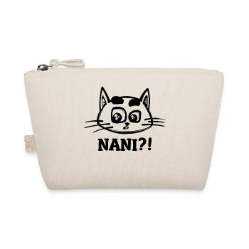 Nani Katze Spruch Manga Japan Anime Zeichentrick - Bio-Täschchen - Natur - Vorne