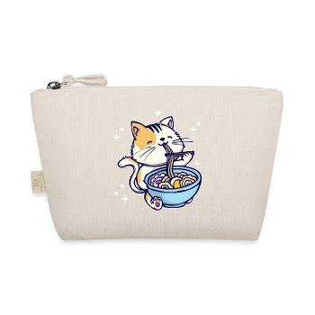 Ramen Anime Manga Comic Katze Zeichentrick Japan - Bio-Täschchen - Natur - Vorne