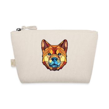 Akita Dog Aquarelle Peinture colorée - Trousse biologique - nature - Devant