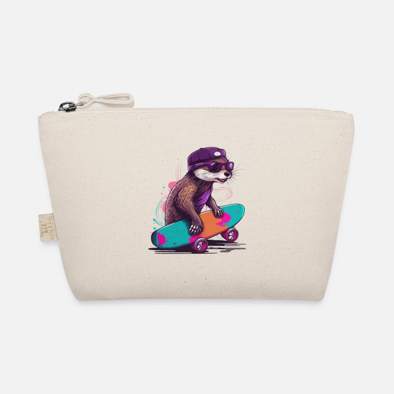 Otter Schlittschuh Bio-Täschchen