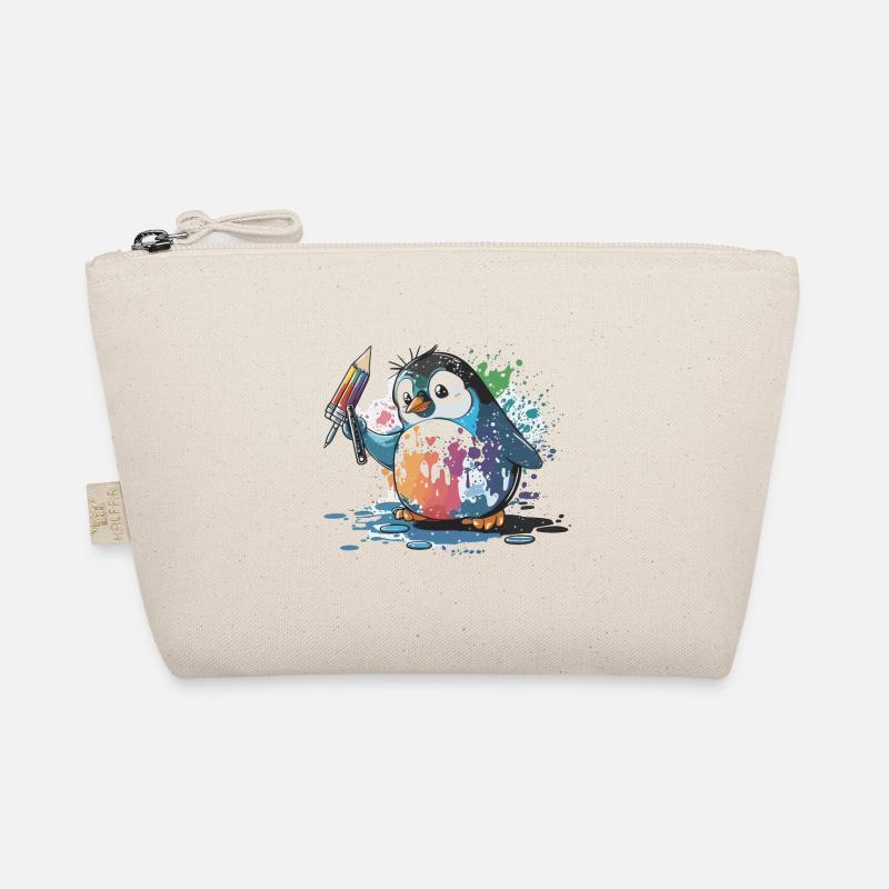 Pinguin-Palette - Bio-Täschchen - Natur