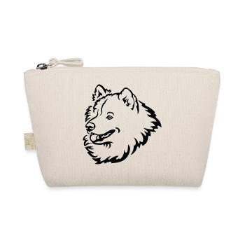 Samoyed head - Organic Pouch - nature - Front