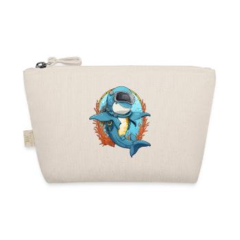 Dolphins Deep Sea Adventures - Organic Pouch - nature - Front
