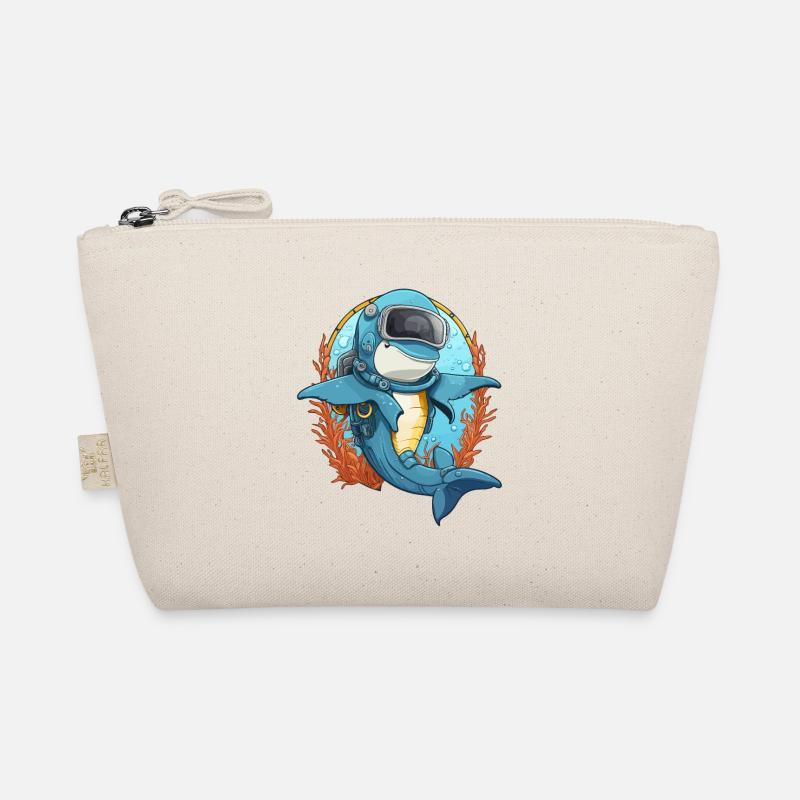 Dolphins Deep Sea Adventures Organic Pouch