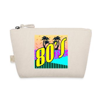 80s Party - 80s EIGHTIES RETRO STYLE - Organic Pouch - nature - Front