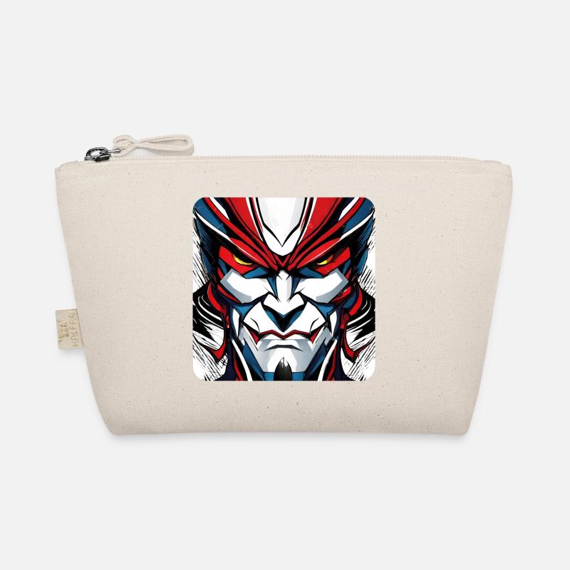 Cooles Superheld Gesicht Comic Bio-Täschchen