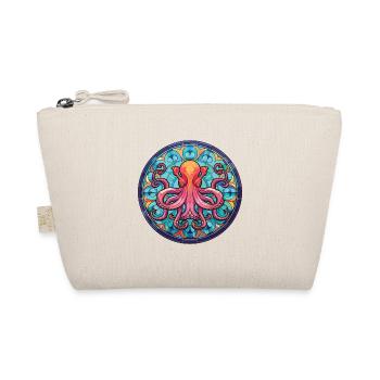 Octopus Colorful Watercolor Animal Illustration - Organic Pouch - nature - Front