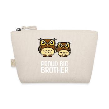 Fier Big Brother Owl Déclaration Frères et sœurs - Trousse biologique - nature - Devant