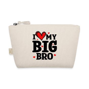 Frère et sœur Coeur d’amour Big Brother Déclaration - Trousse biologique - nature - Devant