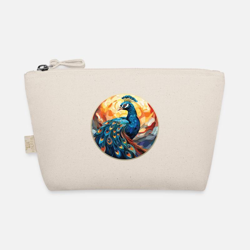 Paon Aquarelle colorée Illustration d’animaux Trousse biologique