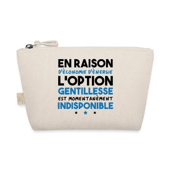 Option gentillesse indisponible - Trousse biologique - nature - Devant