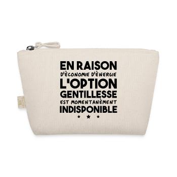 Option gentillesse indisponible - Trousse biologique - nature - Devant