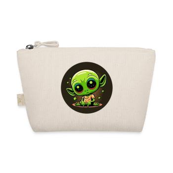 Baby-Alien - Bio-Täschchen - Natur - Vorne