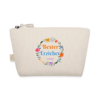 Bester Erzieher! personalisierbar - Bio-Täschchen - Natur - Vorne