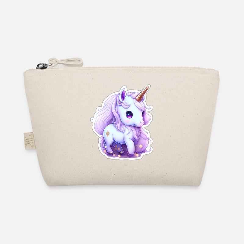 Mignon bébé licorne - Trousse biologique - nature