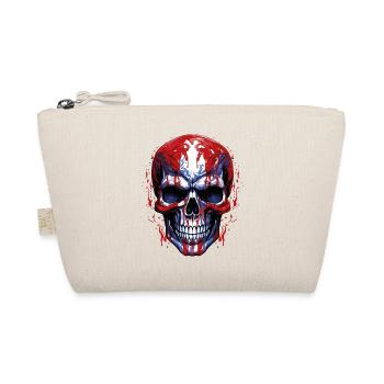 Flags Skull Graphic - Organic Pouch - nature - Front