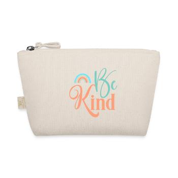 Be kind! - Bio-Täschchen - Natur - Vorne