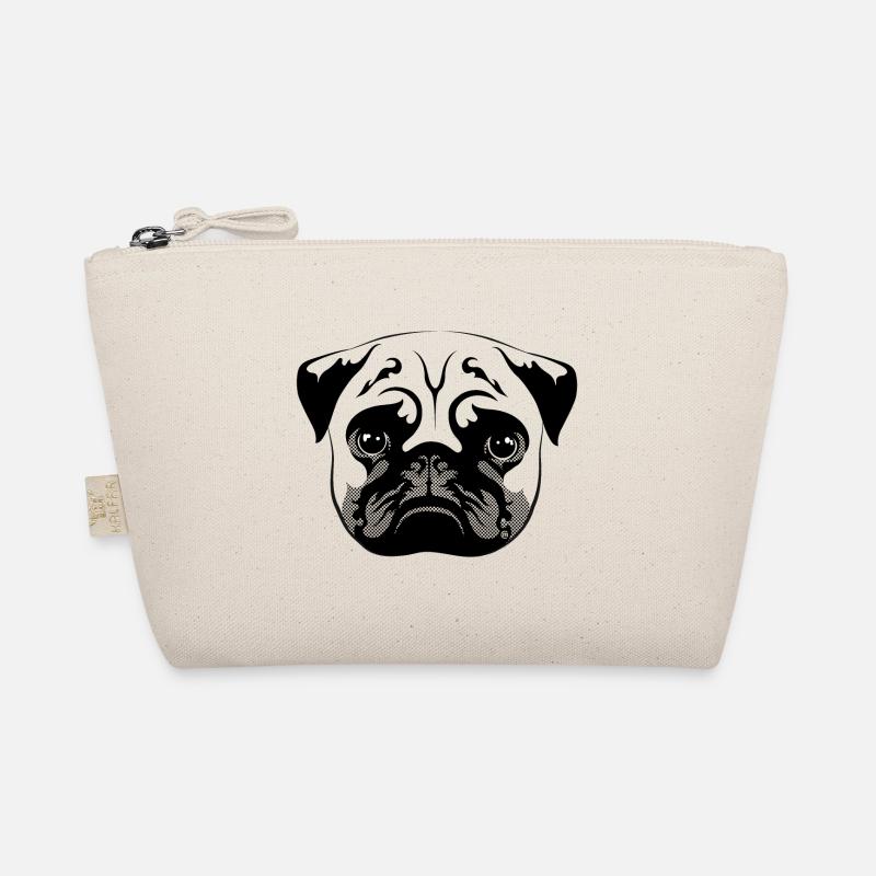 Pug - Organic Pouch - nature