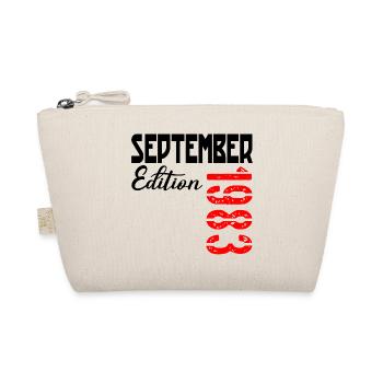 43. Geburtstag September 1983 - 43 Jahre alt - Bio-Täschchen - Natur - Vorne