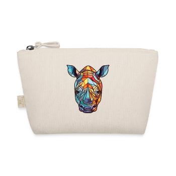 rhinocéros coloré aquarelle animal animal illustration - Trousse biologique - nature - Devant