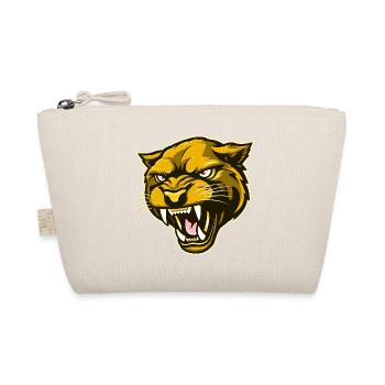 Panther Kopf Gold - Bio-Täschchen - Natur - Vorne
